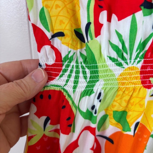 Disney Store Fruit‎ Print Pom Trim Cover Up Beach Pool Summer Fun Size 5/6 - Picture 10 of 16
